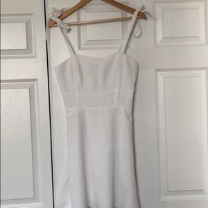 White Sunday best Aritzia mini dress